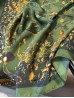 Premium Silk Feeling Green Garden Print Scarf
